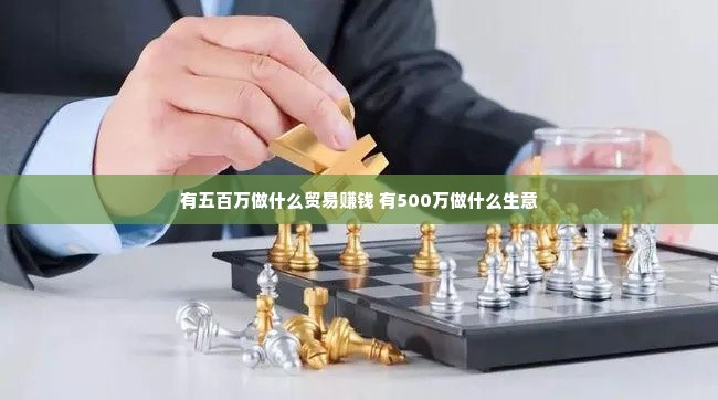 有五百万做什么贸易赚钱 有500万做什么生意