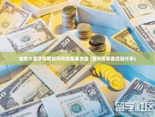 加拿大留学前期如何有效筹集资金 (留学前筹备经验分享)