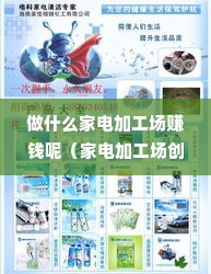 做什么家电加工场赚钱呢（家电加工场创业项目推荐）