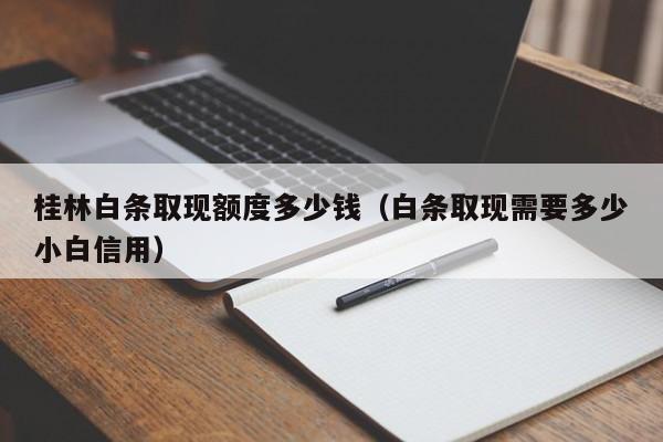 桂林白条取现额度多少钱（白条取现需要多少小白信用）