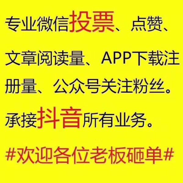 小凡微信人工投票 微信投票人工平台有哪些